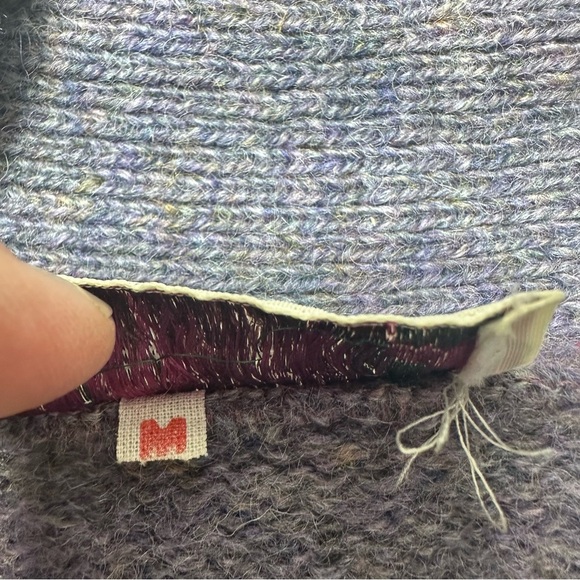 Vintage Highland Home Industries Scotland 100% New Wool Fair isle Cardigan - Picture 4 of 11